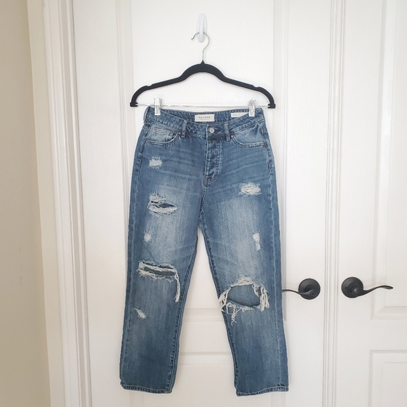 PacSun Mom Jean size 25 Distressed - Picture 1 of 5